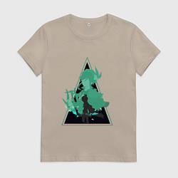 Женская футболка Genshin Impact VentiВенти