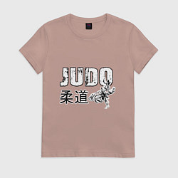 Футболка хлопковая женская Style Judo, цвет: пыльно-розовый
