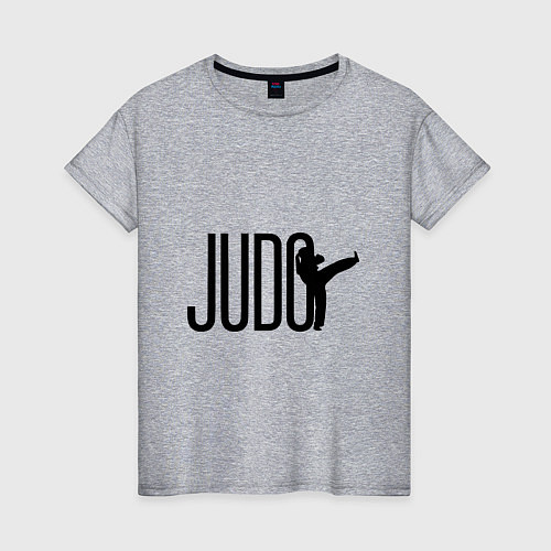 Женская футболка Judo Man / Меланж – фото 1