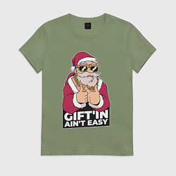 Женская футболка Santa Gangster