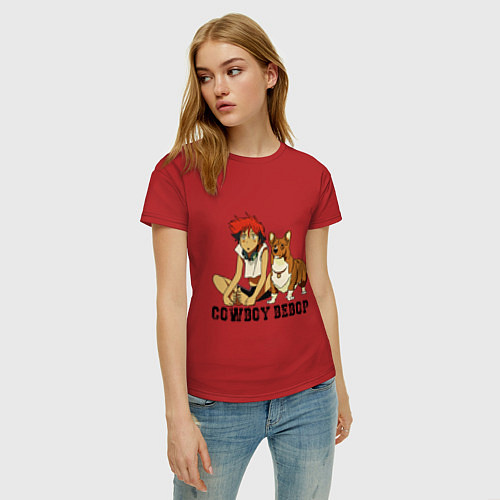 Женская футболка Эйн & Эд / Красный – фото 3
