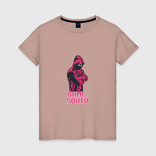 Женская футболка Game Squid Boy / Пыльно-розовый – фото 1