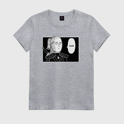 Женская футболка Любимое слово Геральта FUCK