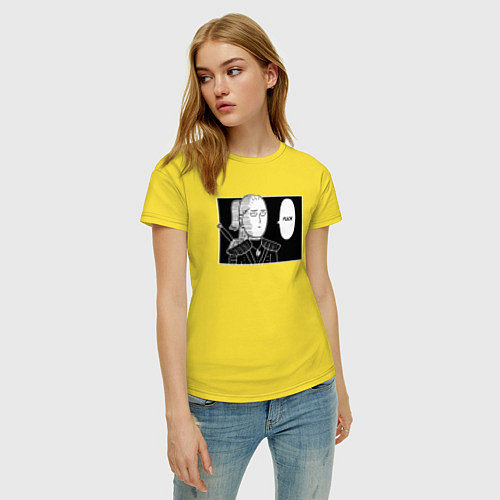 Женская футболка Любимое слово Геральта FUCK / Желтый – фото 3
