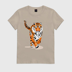 Женская футболка Властный хозяин джунглей