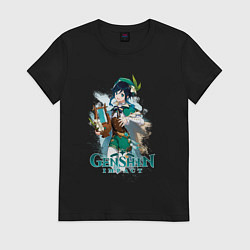 Женская футболка Венти Venti Genshin Impact