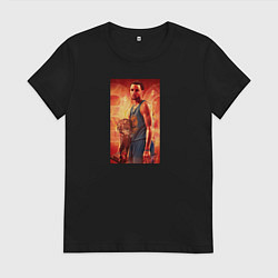 Футболка хлопковая женская Стеф Карри!, цвет: черный