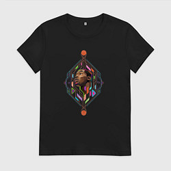 Футболка хлопковая женская Дюрант Кевин, цвет: черный