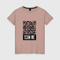 Женская футболка QR Scan