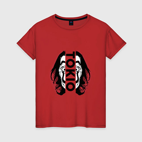 Женская футболка Токио - Бумажный дом / Красный – фото 1