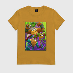 Женская футболка Battletoads modern 2020