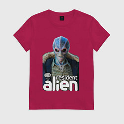 Женская футболка Resident alien