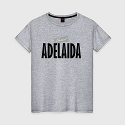 Футболка хлопковая женская Unreal Adelaida, цвет: меланж