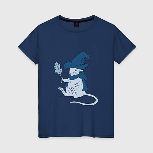 Женская футболка Маленький волшебник / Тёмно-синий – фото 1