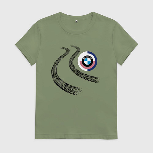 Женская футболка BMW Germany Prestige / Авокадо – фото 1