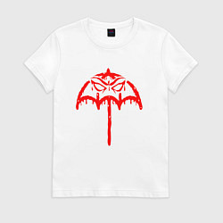 Футболка хлопковая женская BRING ME THE HORIZON, цвет: белый