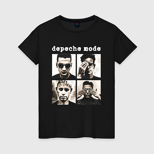 Женская футболка DEPECHE MODE ДЕПЕШ МОД / Черный – фото 1
