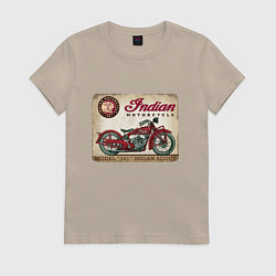 Женская футболка Indian motorcycle 1901