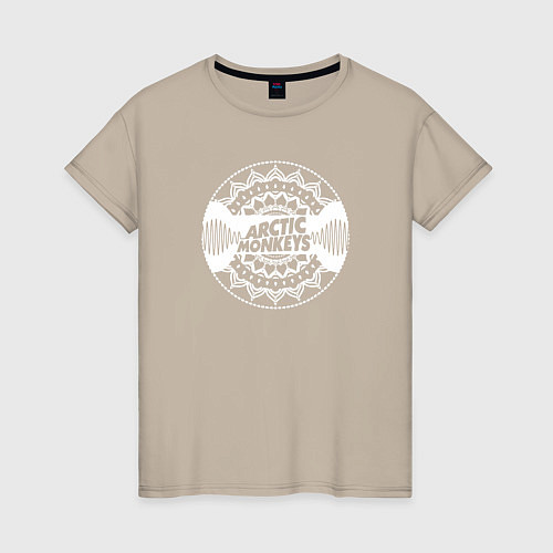 Женская футболка Arctic Monkeys Арктические обезьяны / Миндальный – фото 1