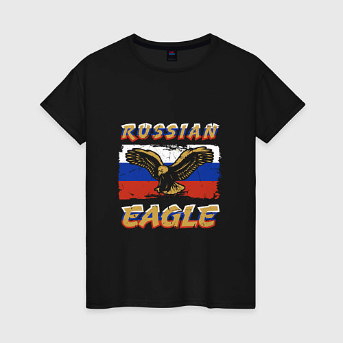 Женская футболка Russian Eagle / Черный – фото 1