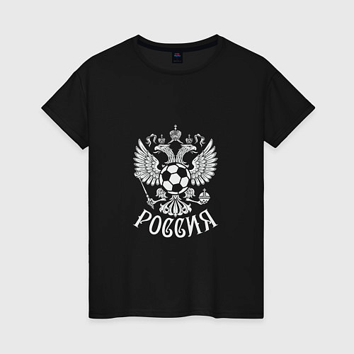 Женская футболка Russian Football / Черный – фото 1