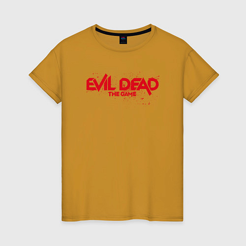 Женская футболка Logo Evil Dead: The Game / Горчичный – фото 1