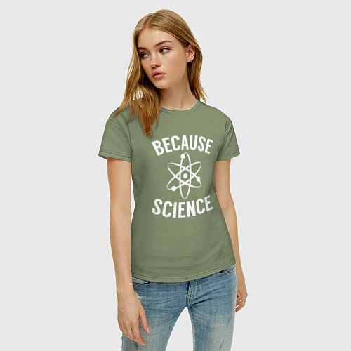 Женская футболка Atomic Heart: Because Science / Авокадо – фото 3