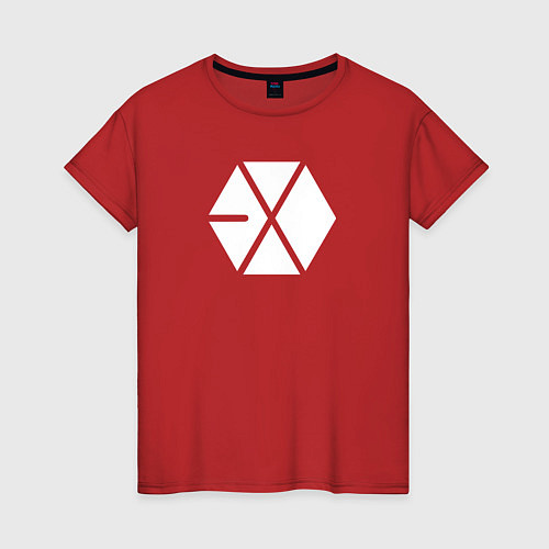 Женская футболка EXO-M / Красный – фото 1