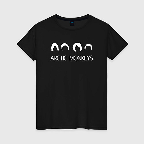 Женская футболка Asking alexandria metal / Черный – фото 1