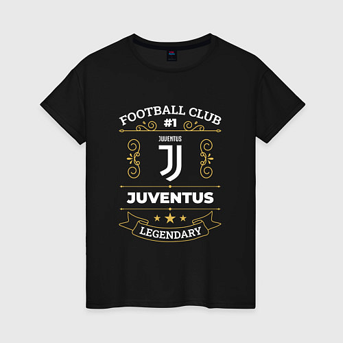 Женская футболка Juventus FC 1 / Черный – фото 1