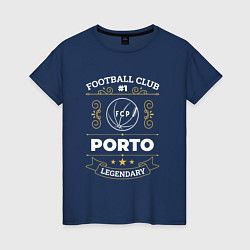 Футболка хлопковая женская Porto FC 1, цвет: тёмно-синий