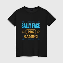 Футболка хлопковая женская Sally Face PRO Gaming, цвет: черный