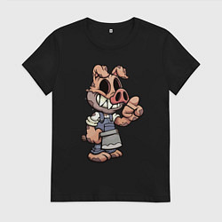 Женская футболка Мясник кабан Pig Dude