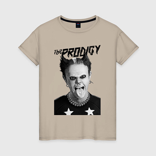 Женская футболка Firestarter - The prodigy / Миндальный – фото 1