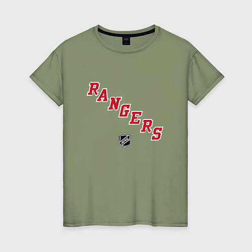 Женская футболка New York Rangers NHL / Авокадо – фото 1