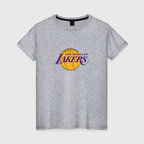 Женская футболка Лос-Анджелес Лейкерс NBA / Меланж – фото 1