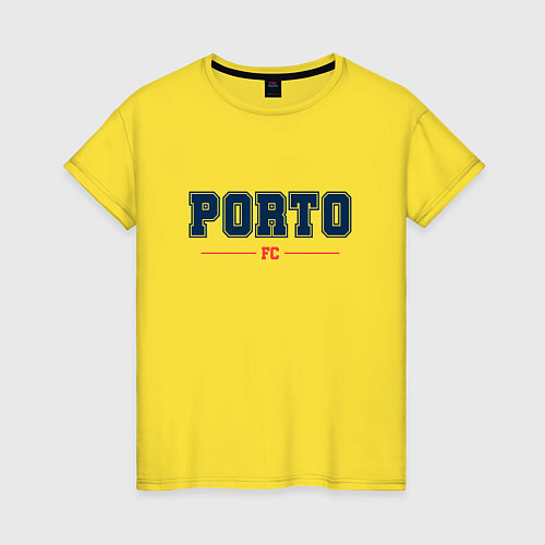 Женская футболка Porto FC Classic / Желтый – фото 1