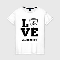 Женская футболка Lamborghini Love Classic