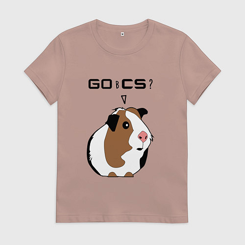 Женская футболка Типичный геймер CS:GO / Пыльно-розовый – фото 1