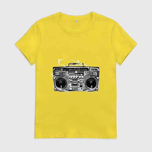 Женская футболка Wu-Tang Boombox / Желтый – фото 1