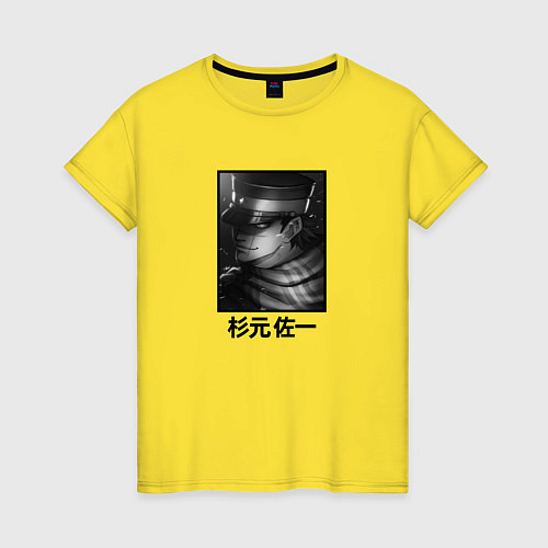 Женская футболка Саити Сугимото Золотое божество / Желтый – фото 1