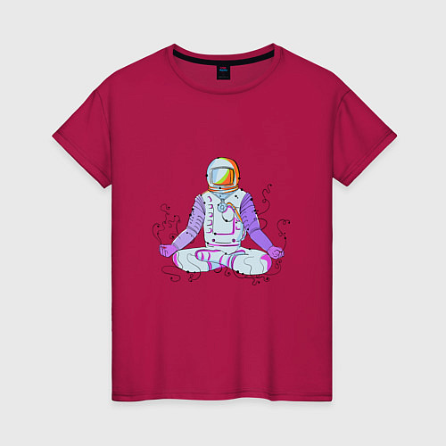 Женская футболка Space Relax / Маджента – фото 1