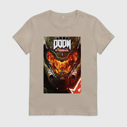 Женская футболка Doom eternal - poster