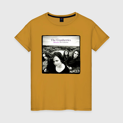 Женская футболка Dreams: The Collection - The Cranberries / Горчичный – фото 1