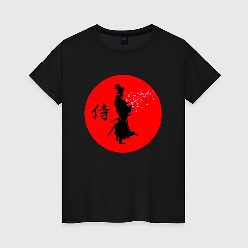 Женская футболка Samurai way / Черный – фото 1