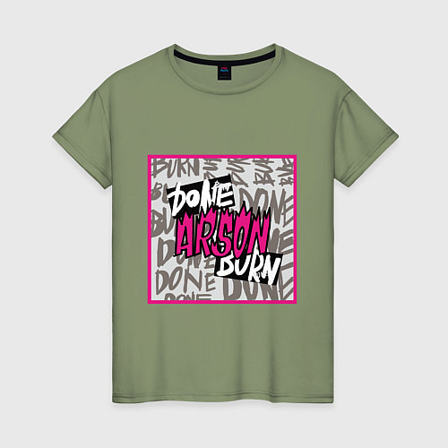 Женская футболка Arson j-hope BTS / Авокадо – фото 1