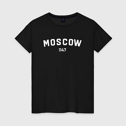 Женская футболка MOSCOW 1147 / Черный – фото 1