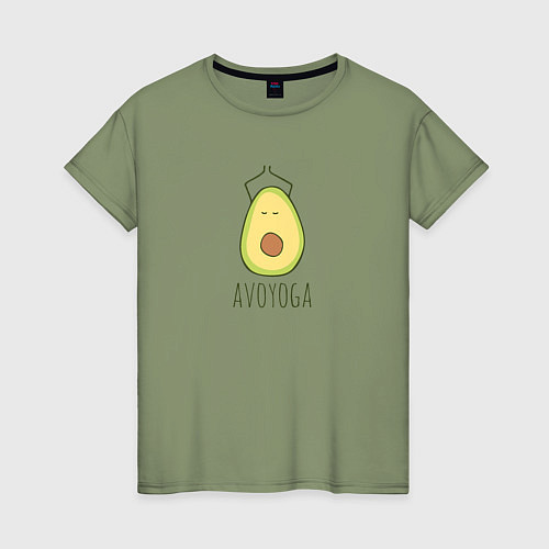 Женская футболка AVOYOGA / Авокадо – фото 1