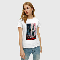 Футболка хлопковая женская Клоун Арт, цвет: белый — фото 2