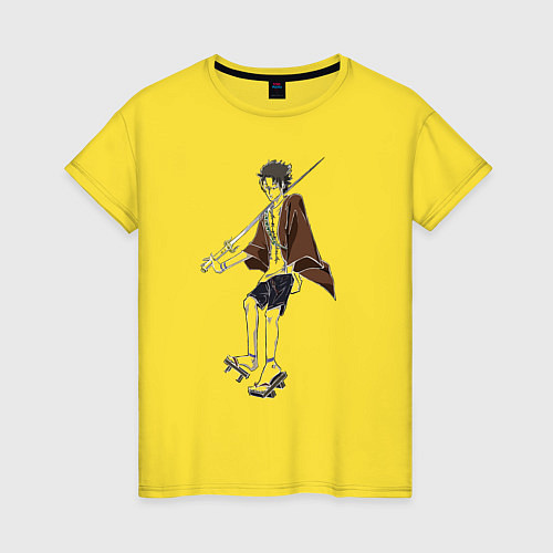 Женская футболка Art Самурай Чамплу / Желтый – фото 1